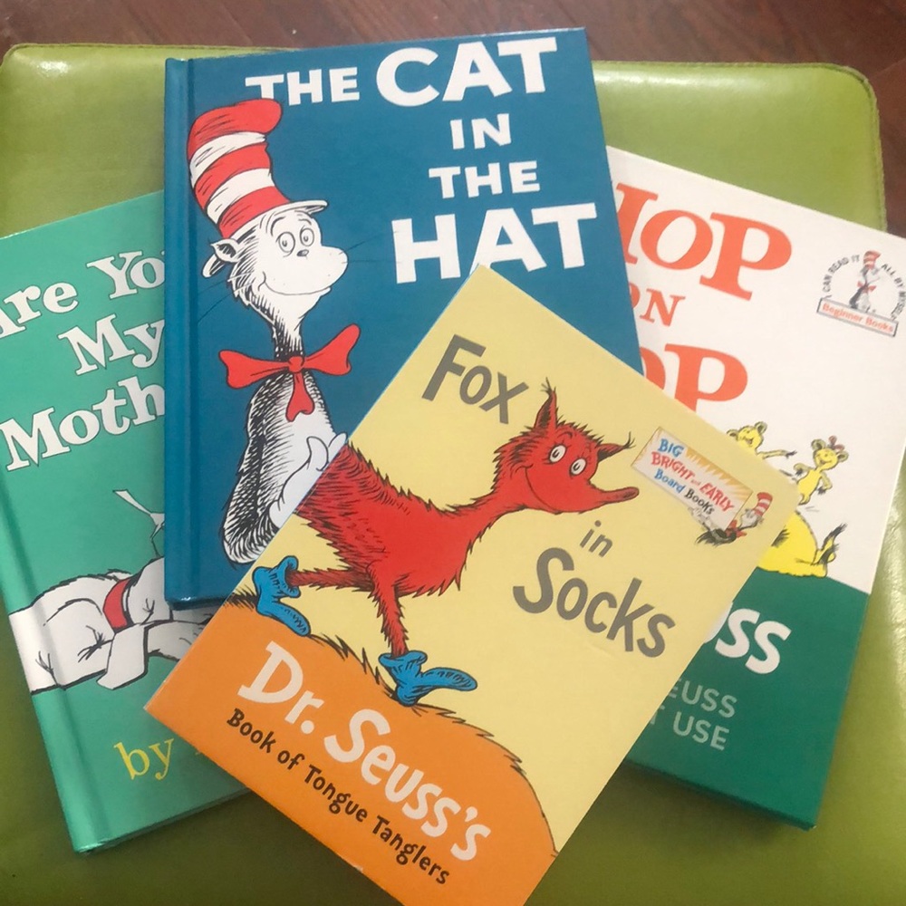 4 brand new hardcover Dr. Seuss books.